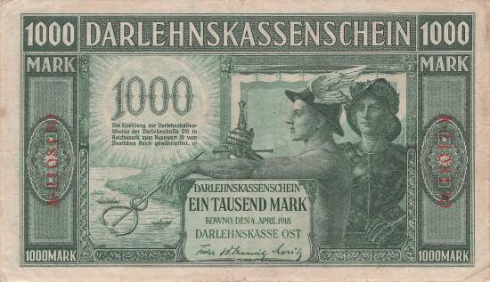 ro. 471b A 1000 Mark 1918